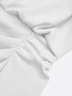 Valentina | Midi dress with side draping for sophisticated charm