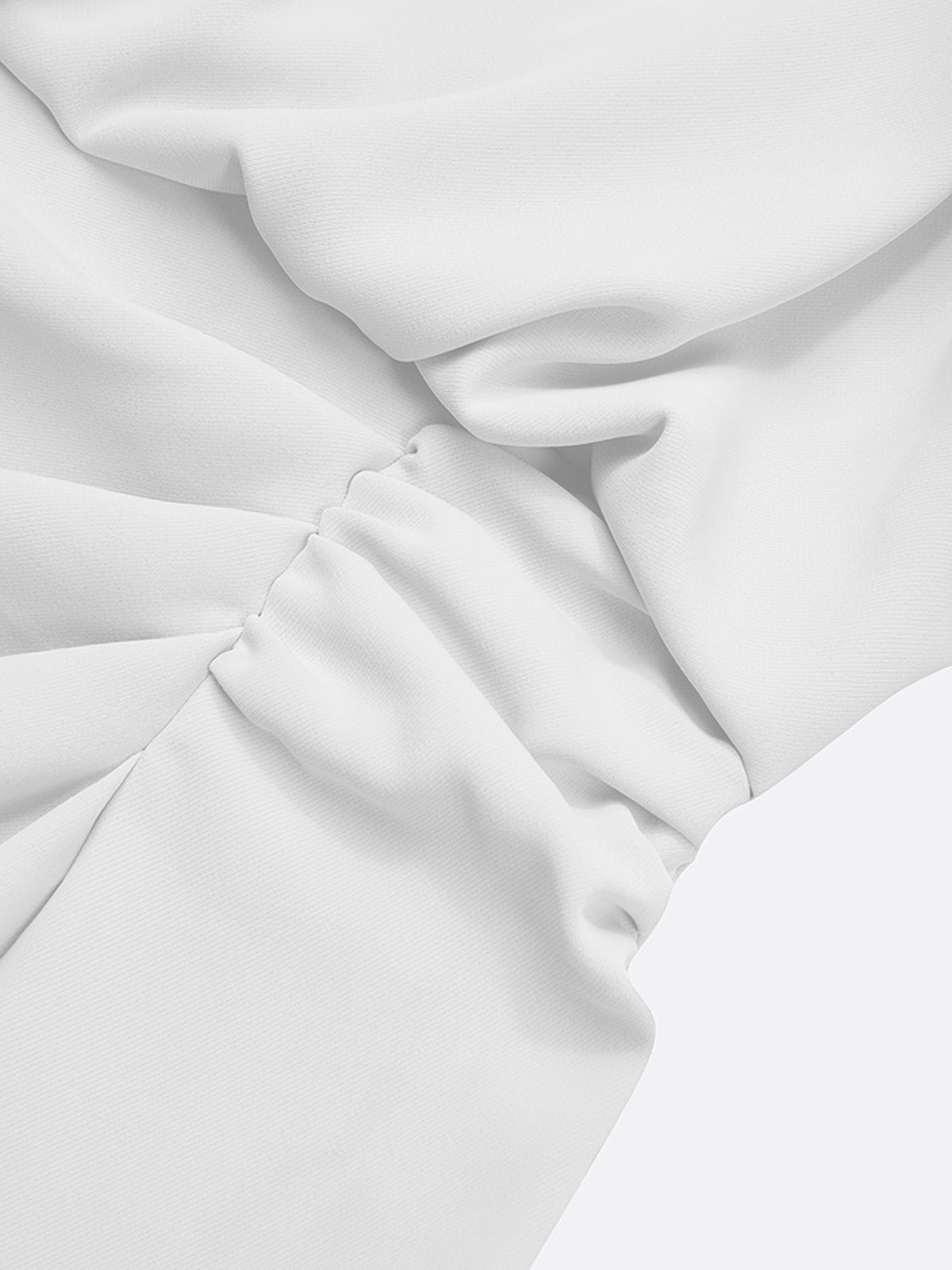 Valentina | Midi dress with side draping for sophisticated charm
