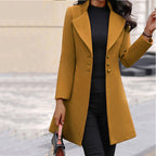 Ava | Structured Notched Lapel Coat