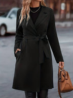 Women's Longline Open Front Overcoat