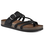 Women's Braided Cork Footbed Sandals