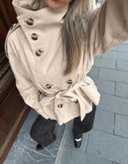 Women's Elegant Trench Coat – Belted