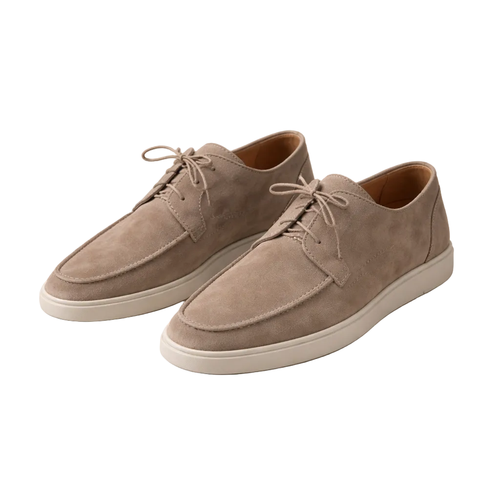 Men's Suede Lace Up Loafers