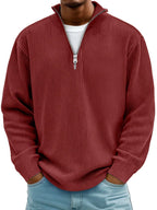 Men's Relaxed Fit Half Zip Jumper