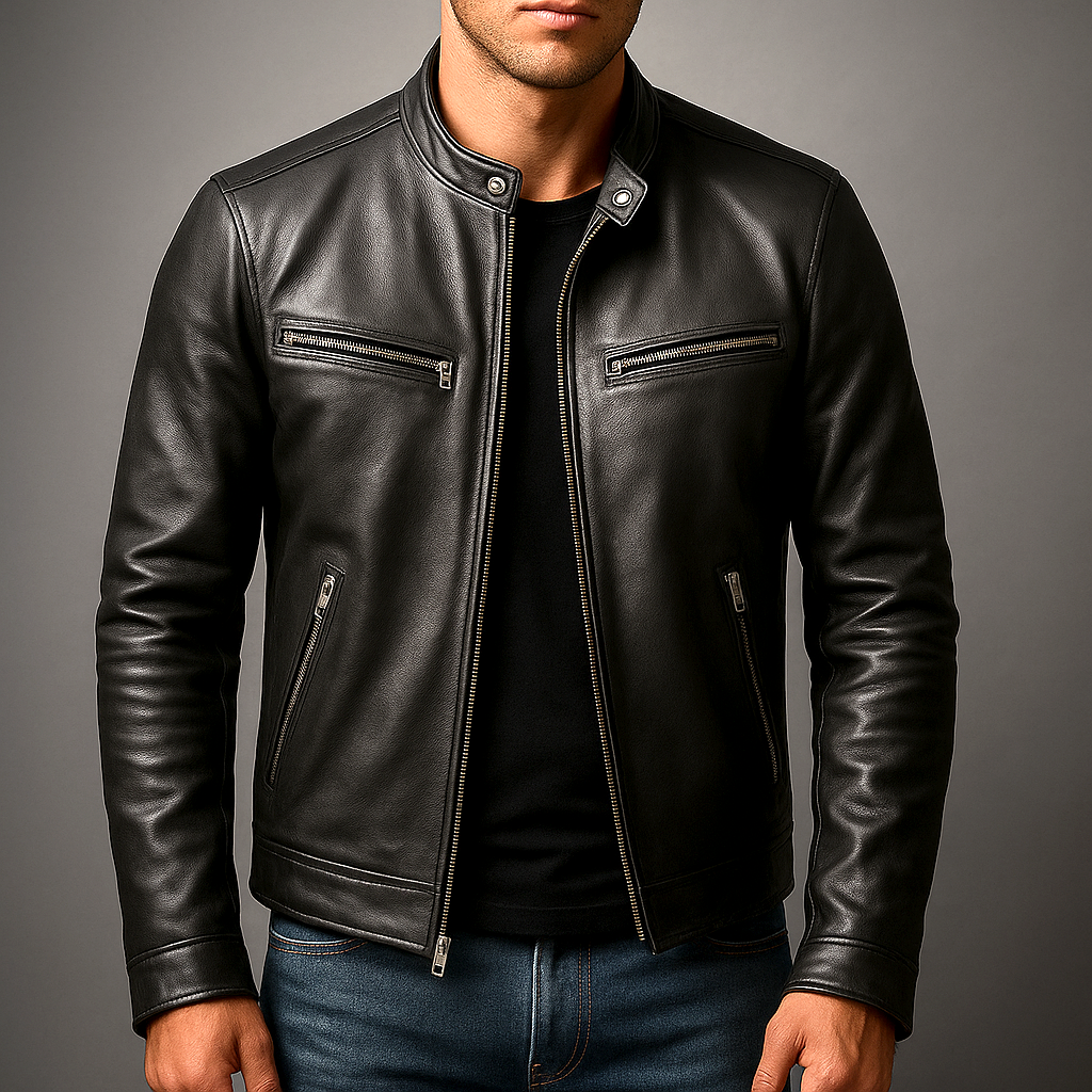 Men's Vintage Genuine Leather Jacket