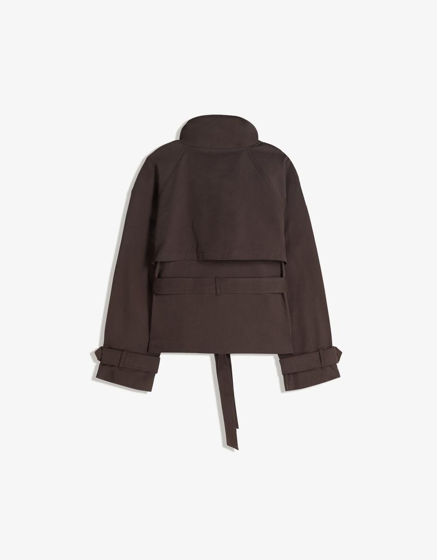 Women's Elegant Trench Coat – Belted