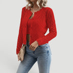 Women's Lightweight Open Knit Cardigan