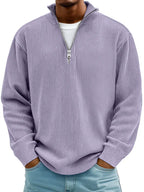 Men's Relaxed Fit Half Zip Jumper