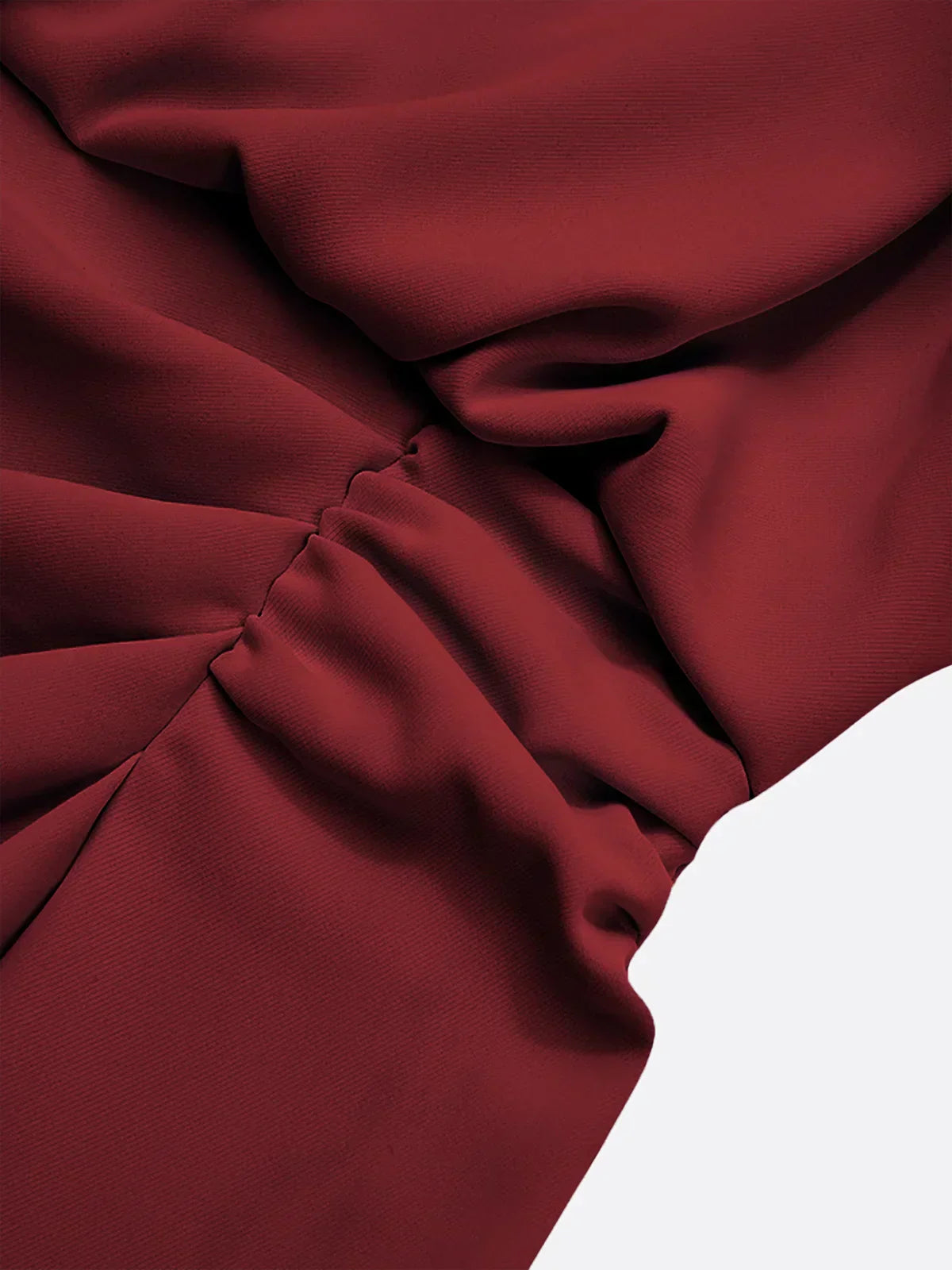 Valentina | Midi dress with side draping for sophisticated charm