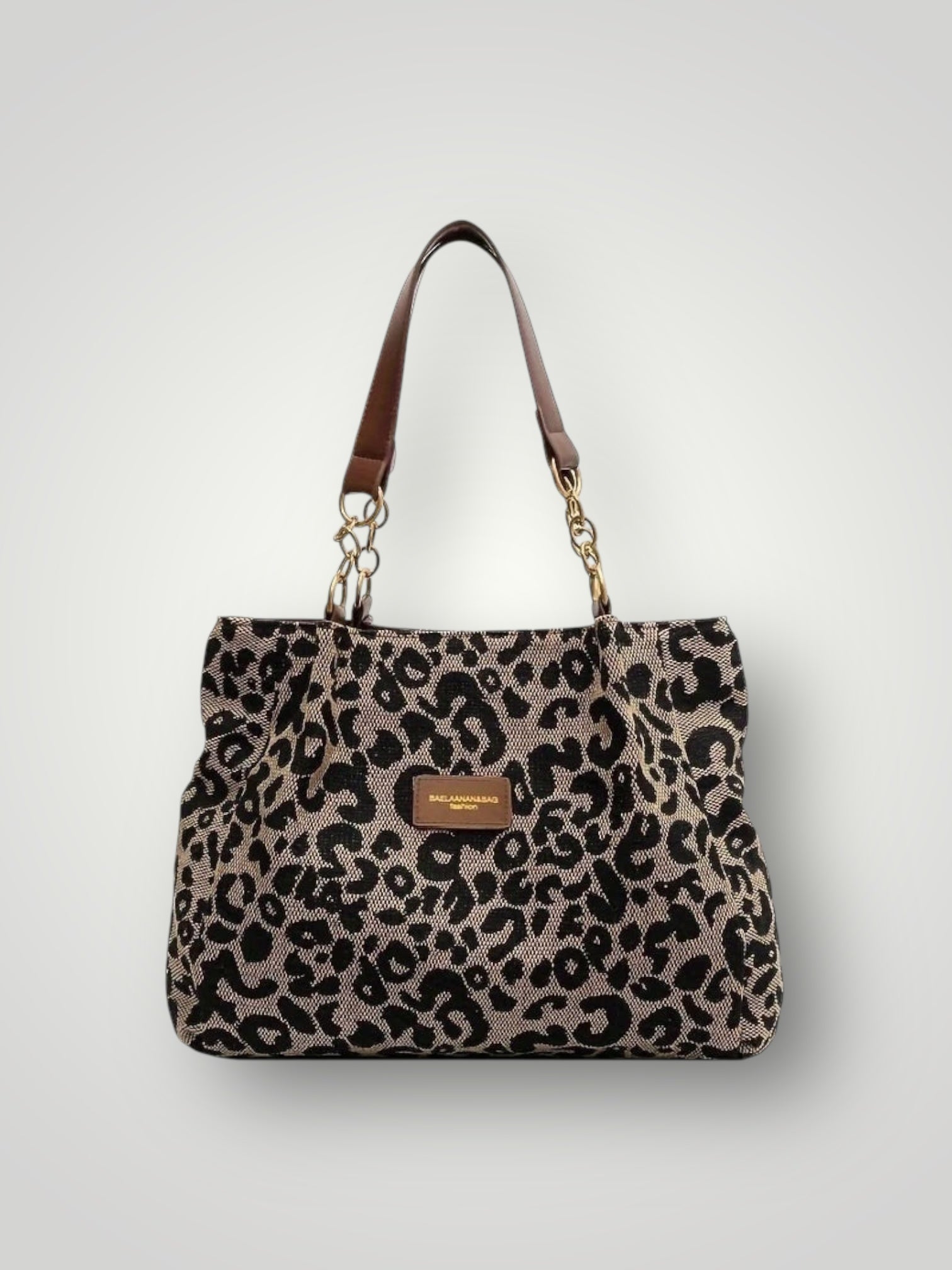 Olivia | Leopard Print Tote Bag