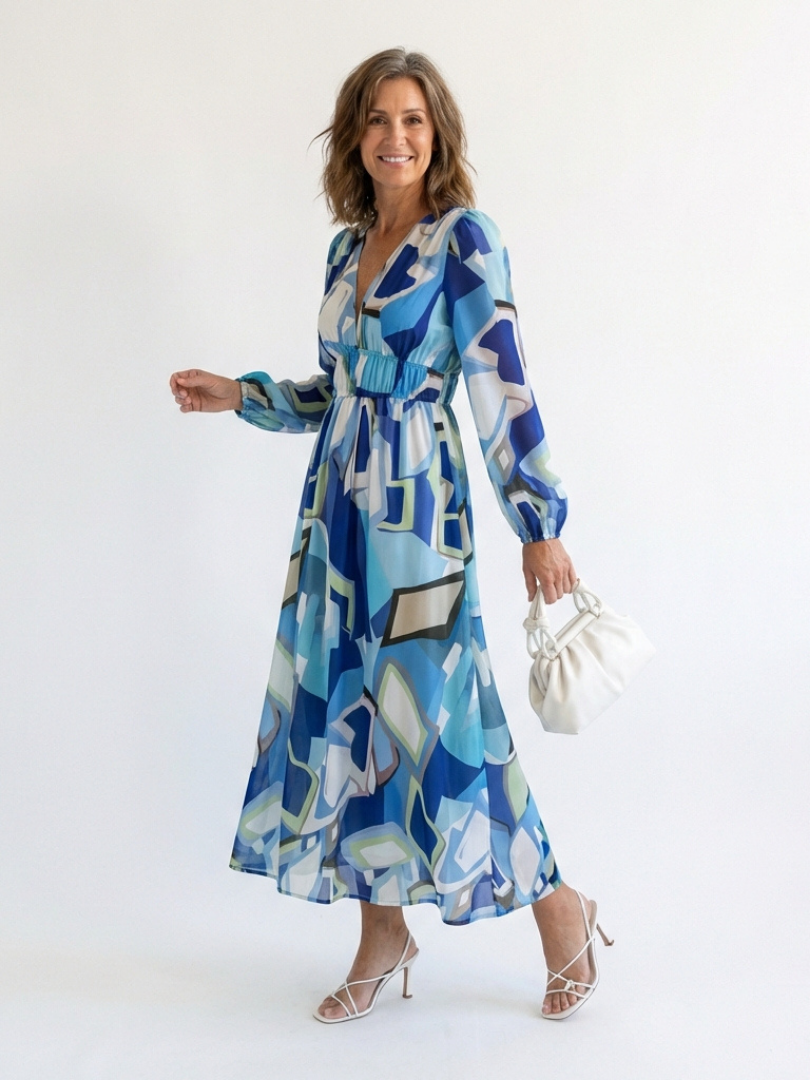 Sophie | Sheer Floral Maxi Dress