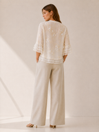 Amelie | Soft Embroidered Floral Blouse