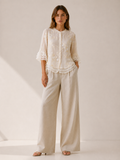 Amelie | Soft Embroidered Floral Blouse