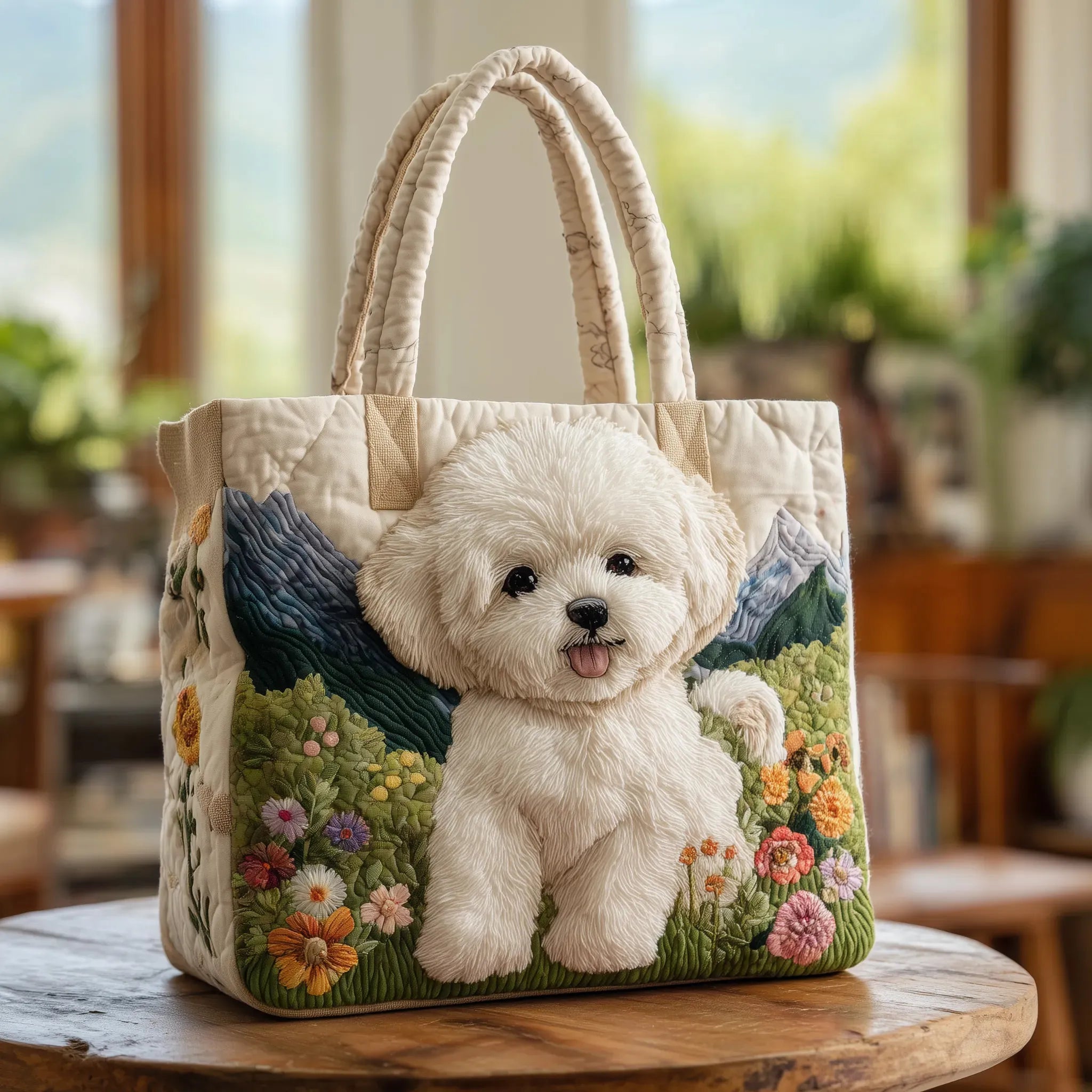 Artisanal Matelassé Bag for Dogs