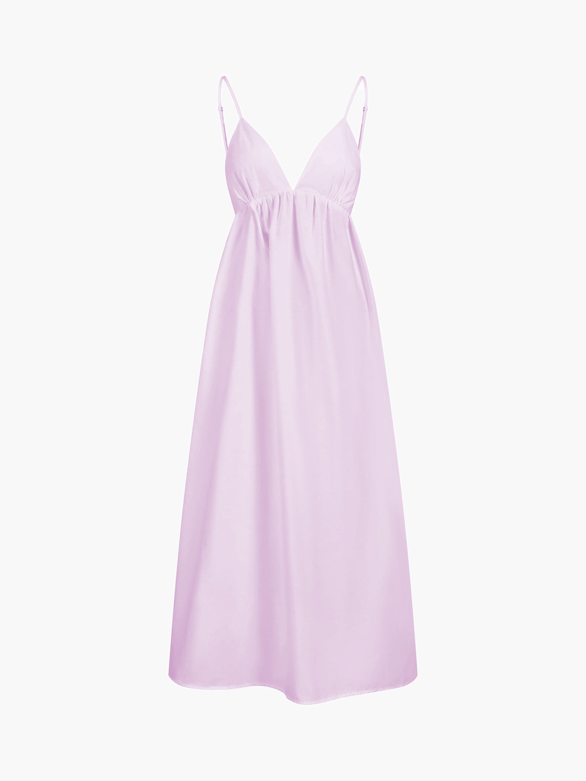 Coastal Cowgirl Cotton Dress – Open Back, V-Neck