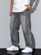 Men's Baggy Fit Streetwear Jeans
