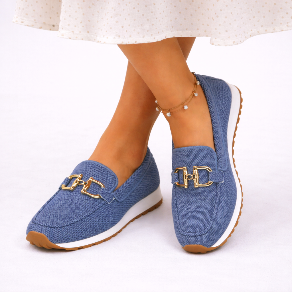 Women's Knit Orthopedic Loafers – Slip-On Comfort