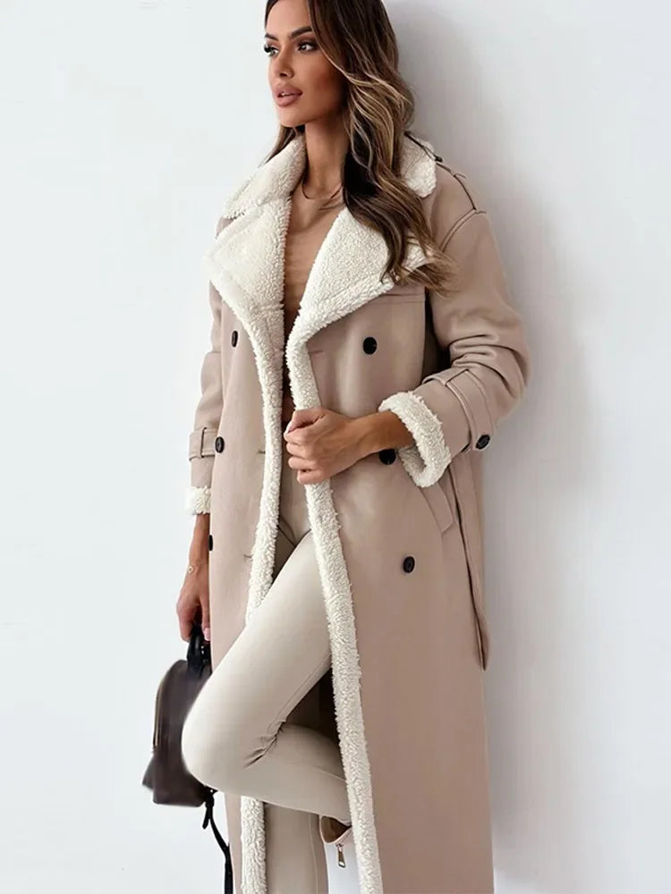 Isabella | Longline Winter Coat – Adjustable Cuffs