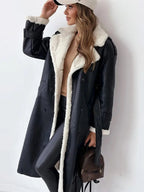 Isabella | Longline Winter Coat – Adjustable Cuffs