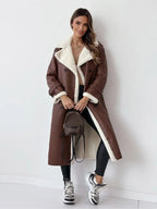 Isabella | Longline Winter Coat – Adjustable Cuffs