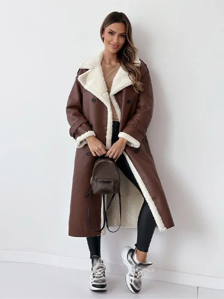 Isabella | Longline Winter Coat – Adjustable Cuffs