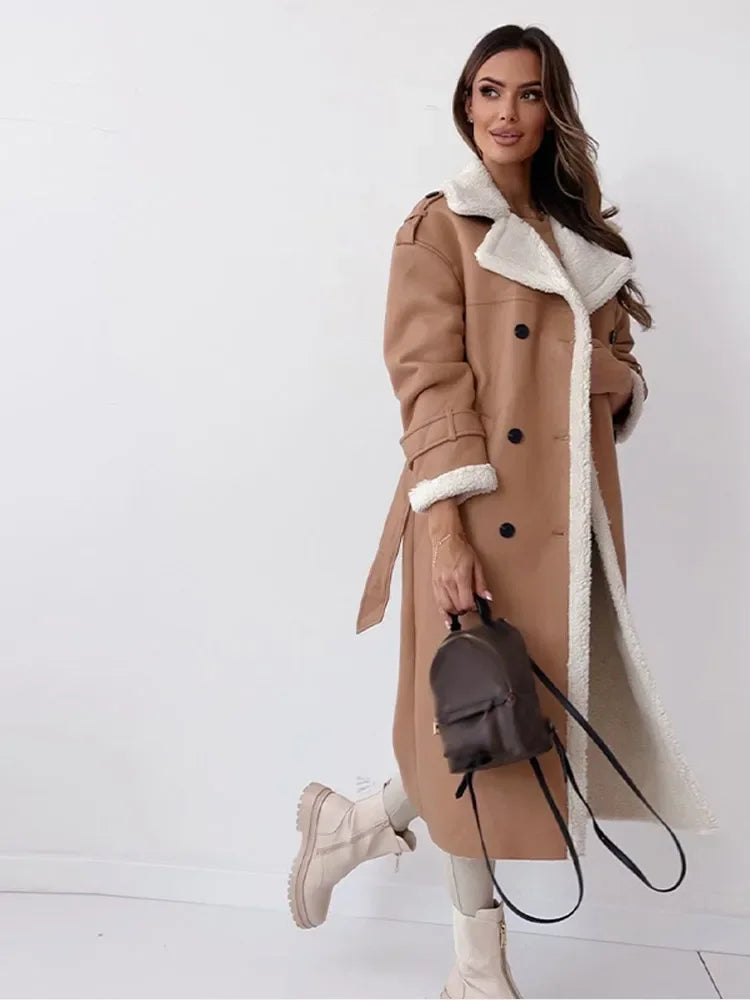 Isabella | Longline Winter Coat – Adjustable Cuffs