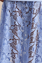 Verena Boat-Neck Lace Maxi Dress