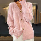 Grace | Cashmere Button Front Cardigan
