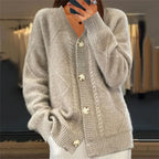 Grace | Cashmere Button Front Cardigan