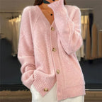 Grace | Cashmere Button Front Cardigan