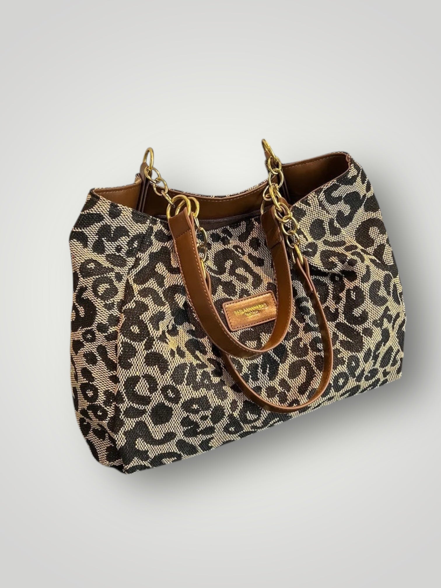 Olivia | Leopard Print Tote Bag