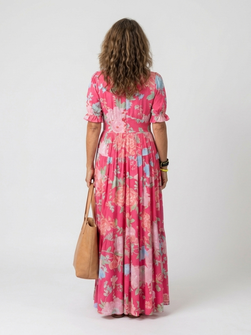 Aubrey | Flutter Sleeve Flow Dress