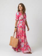 Aubrey | Flutter Sleeve Flow Dress