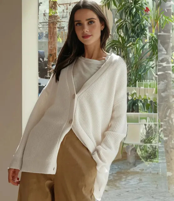 Poppy | Soft Oversized Ribbed Cardigan