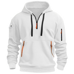 Men's Zip Pocket Casual Hoodie