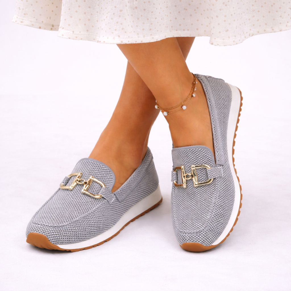 Women's Knit Orthopedic Loafers – Slip-On Comfort