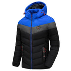 Men's Padded Winter Jacket – Removable Hood
