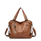 Women's Vegan Leather Tote Bag – Detachable Strap