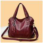 Women's Vegan Leather Tote Bag – Detachable Strap
