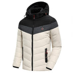Men's Padded Winter Jacket – Removable Hood