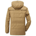 Men's Fur Lined Winter Jacket – Removable Hood