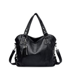 Women's Vegan Leather Tote Bag – Detachable Strap
