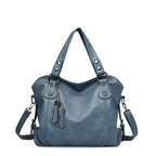 Women's Vegan Leather Tote Bag – Detachable Strap