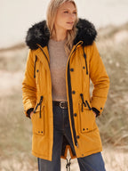 Mia | Faux Fur Hooded Cotton Parka