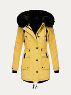 Mia | Faux Fur Hooded Cotton Parka
