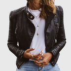 Isabella | Classic Leather Jacket