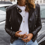 Isabella | Classic Leather Jacket