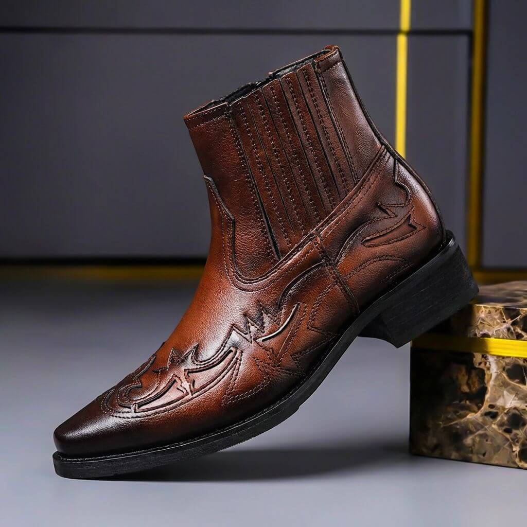 Men's Handcrafted Italian Leather Boots