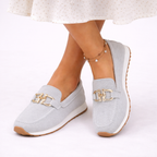 Women's Knit Orthopedic Loafers – Slip-On Comfort
