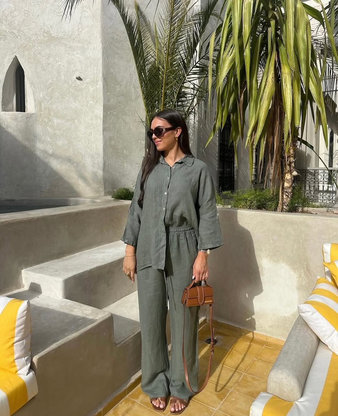 Linen | The Effortless Lapel & Wide-Leg Set